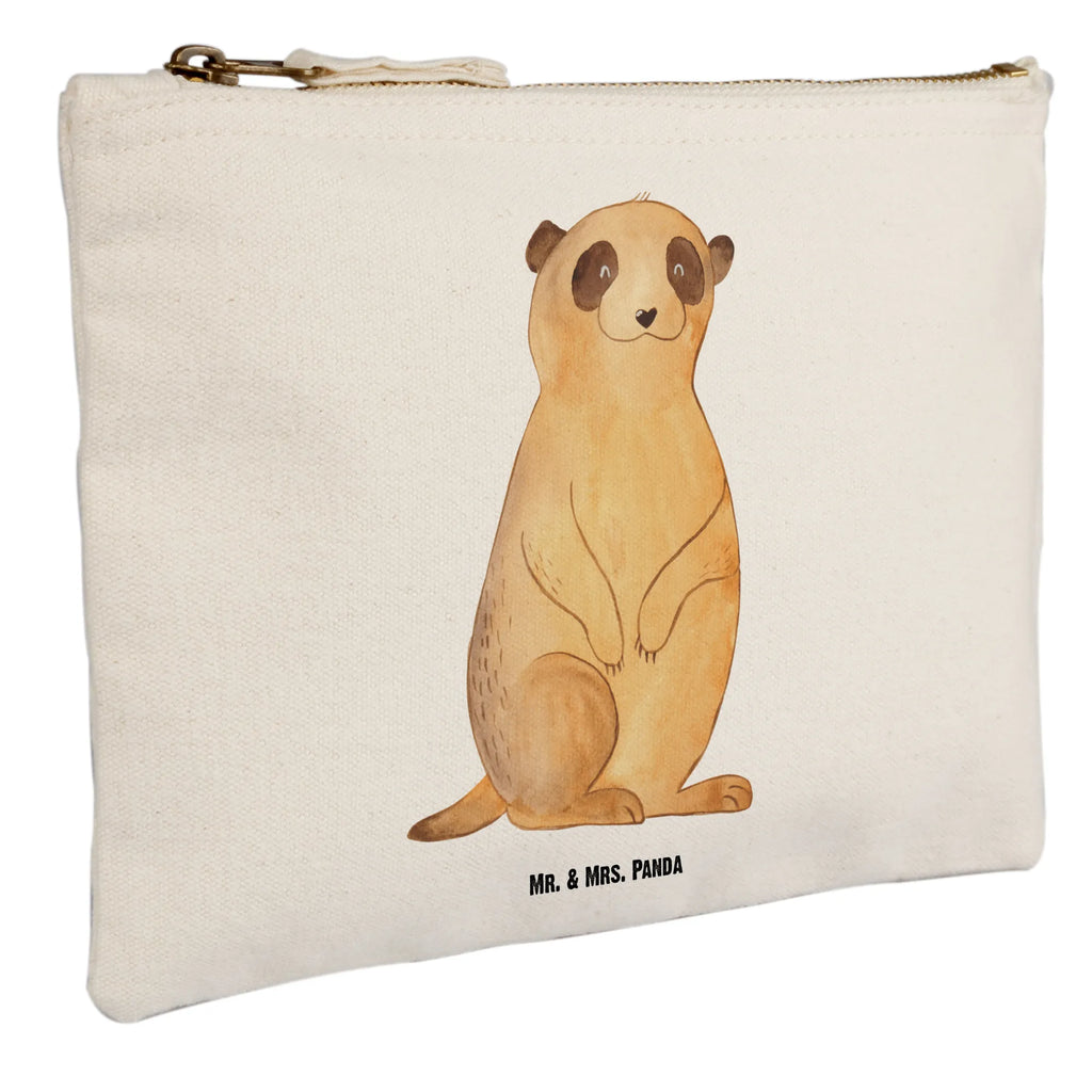 Make-up bag Meerkat Etui, Schlampermäppchen, Federmappe, Schminktäschchen, Kosmetikbeutel, Kosmetiktasche, kosmetiktäschchen, beauty case, Stiftemäppchen, Waschbeutel, utensilientasche, Schminktasche, Kulturbeutel, beauty tasche, aufbewahrungsbeutel, aufbewahrungstasche, pencil case, Kulturtasche, Mäppchen, toiletry bag, pinsel tasche, Schminkbeutel, Waschtasche, Afrika, Wildtiere, Spruch, Reisen, Traveling, Afrikareise, Roadtrip, Erdmännchen, Weltreise