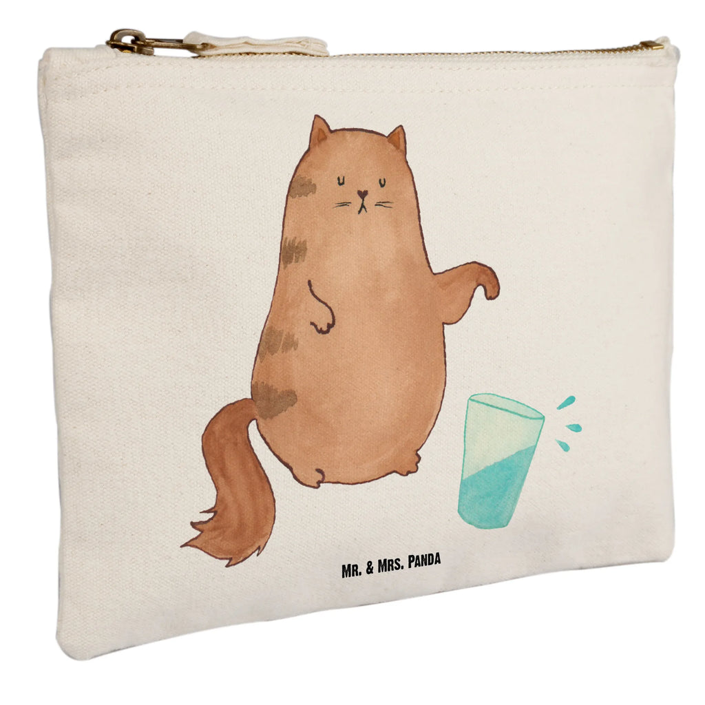 Schminktasche Katze Wasserglas Schminkbeutel, pinsel tasche, Kosmetikbeutel, Kulturtasche, Etui, Schminktäschchen, Schlampermäppchen, kosmetiktäschchen, beauty tasche, pencil case, beauty case, Federmappe, Waschbeutel, Mäppchen, Kulturbeutel, Kosmetiktasche, aufbewahrungstasche, toiletry bag, Waschtasche, aufbewahrungsbeutel, Stiftemäppchen, utensilientasche, Schminktasche, Katzenmotiv, Katzenfan, Katzendeko, Katzenfreund, Katzenliebhaber, Katzenprodukte, Katzenartikel, Katzenaccessoires, Katzensouvenirs, Katzenliebhaberprodukte, Katzenmotive, Katze, Kater, Glas, Haustier, Katzen, Cat, Katzenhalter, Cats, Mietze, Katzenbesitzerin, Wasser