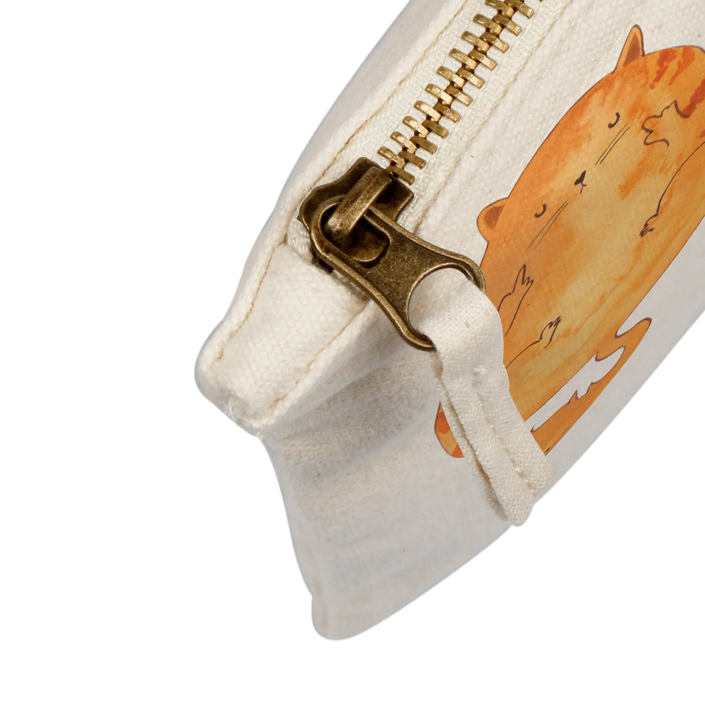 torebka na makijaż Kot ranny ptaszek Kot, motyw kotów, miłośnik kotów, dekoracje z kotami, przyjaciel kotów, entuzjasta kotów, produkty dla kotów, artykuły dla kotów, akcesoria dla kotów, pamiątki z kotami, produkty dla miłośników kotów, motywy kotów