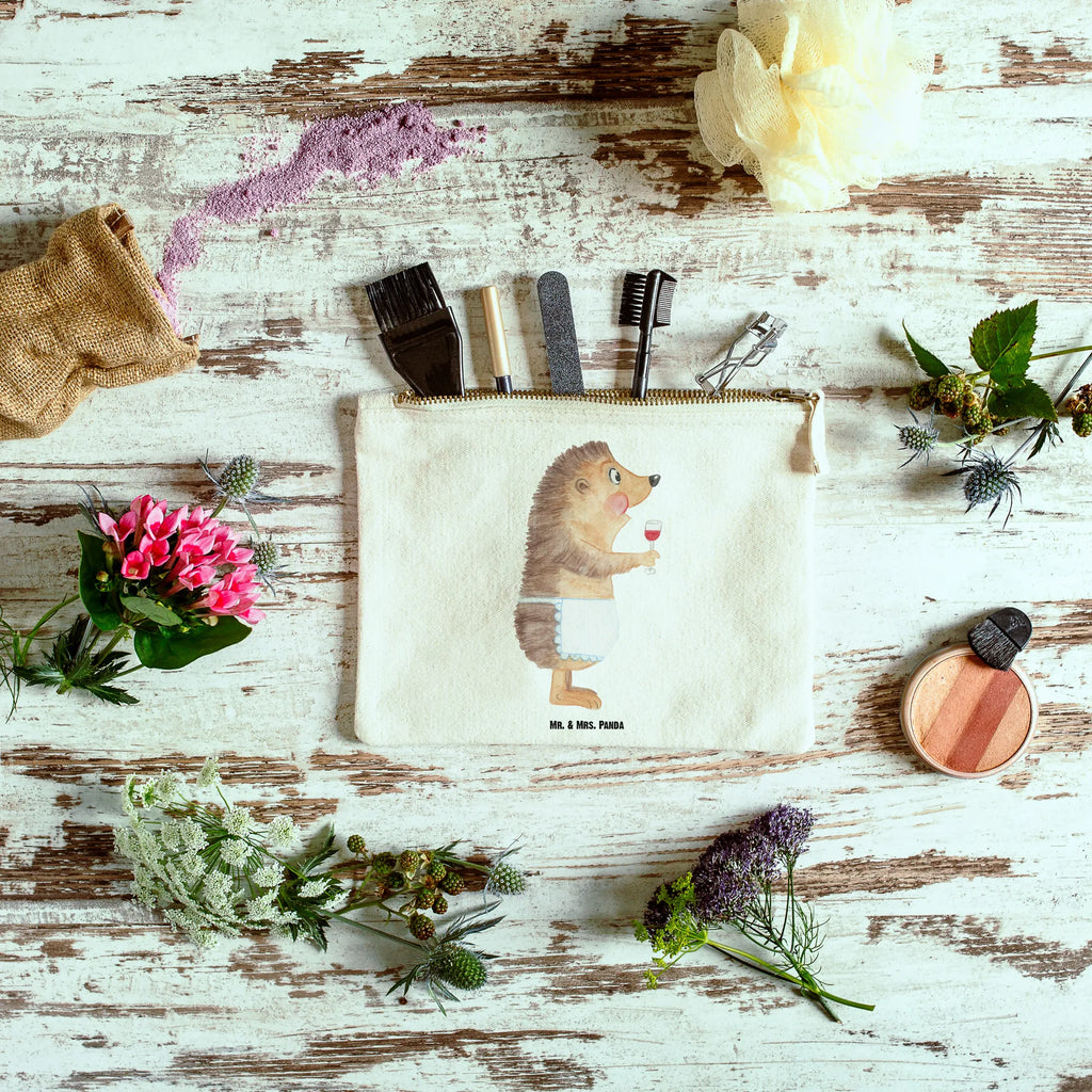 torebka na makijaż jeż wino Stiftemäppchen, Waschbeutel, Kulturbeutel, Kulturtasche, aufbewahrungstasche, kosmetiktäschchen, beauty case, Mäppchen, Federmappe, Schlampermäppchen, Schminktasche, Schminktäschchen, pinsel tasche, utensilientasche, toiletry bag, beauty tasche, Schminkbeutel, pencil case, Etui, aufbewahrungsbeutel, Kosmetikbeutel, Waschtasche, Kosmetiktasche, Lustige Sprüche, Tiermotive, Tiere, Gute Laune, Geschenk Weinliebhaber, Igel, Weißwein, Wein trinken, Rotwein, Wein Deko, Wein Spruch, Geschenk Weintrinker, Weinglas