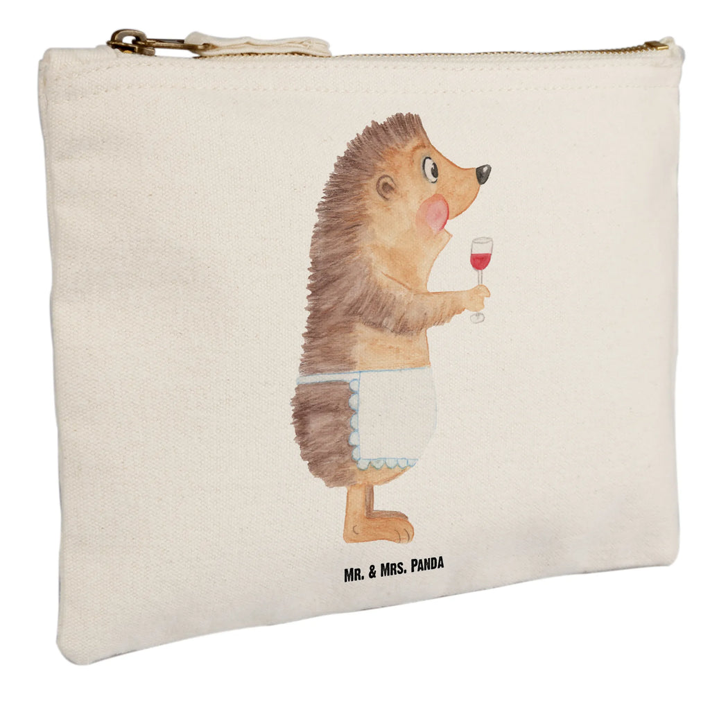 torebka na makijaż jeż wino Stiftemäppchen, Waschbeutel, Kulturbeutel, Kulturtasche, aufbewahrungstasche, kosmetiktäschchen, beauty case, Mäppchen, Federmappe, Schlampermäppchen, Schminktasche, Schminktäschchen, pinsel tasche, utensilientasche, toiletry bag, beauty tasche, Schminkbeutel, pencil case, Etui, aufbewahrungsbeutel, Kosmetikbeutel, Waschtasche, Kosmetiktasche, Lustige Sprüche, Tiermotive, Tiere, Gute Laune, Geschenk Weinliebhaber, Igel, Weißwein, Wein trinken, Rotwein, Wein Deko, Wein Spruch, Geschenk Weintrinker, Weinglas