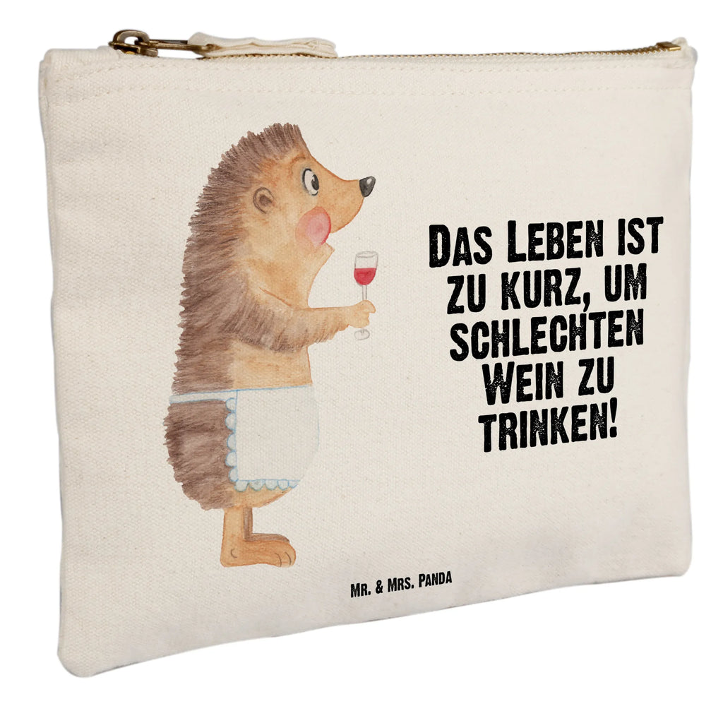 torebka na makijaż jeż wino Stiftemäppchen, Waschbeutel, Kulturbeutel, Kulturtasche, aufbewahrungstasche, kosmetiktäschchen, beauty case, Mäppchen, Federmappe, Schlampermäppchen, Schminktasche, Schminktäschchen, pinsel tasche, utensilientasche, toiletry bag, beauty tasche, Schminkbeutel, pencil case, Etui, aufbewahrungsbeutel, Kosmetikbeutel, Waschtasche, Kosmetiktasche, Lustige Sprüche, Tiermotive, Tiere, Gute Laune, Geschenk Weinliebhaber, Igel, Weißwein, Wein trinken, Rotwein, Wein Deko, Wein Spruch, Geschenk Weintrinker, Weinglas