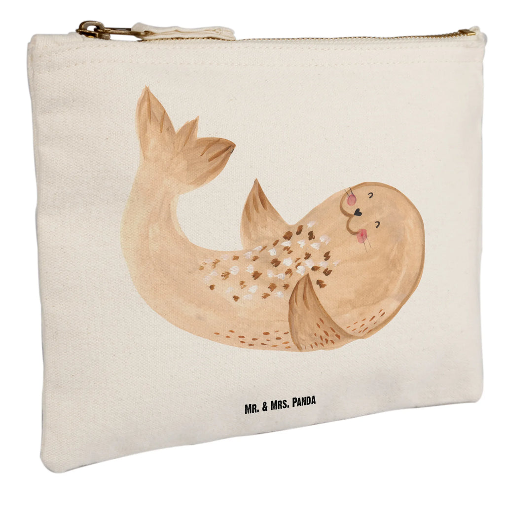 Schminktasche Robbe Liegen Waschbeutel, Schminktasche, Waschtasche, Federmappe, utensilientasche, Schminkbeutel, Schminktäschchen, Kulturtasche, Schlampermäppchen, Kosmetiktasche, toiletry bag, Kosmetikbeutel, Stiftemäppchen, aufbewahrungstasche, Etui, Mäppchen, beauty case, Kulturbeutel, kosmetiktäschchen, beauty tasche, pinsel tasche, aufbewahrungsbeutel, pencil case, Lustige Sprüche, Tiermotive, Tiere, Gute Laune, Nordsee, Robben, Freude, Seehund, Lachen, Strand, Meerestier, Robbe, Ostsee