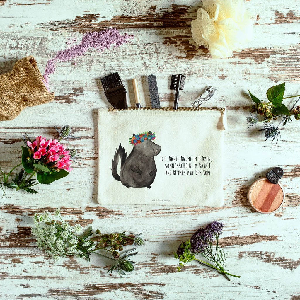 Make-up bag skunk Girl Skunk, Wild animal, Laugh, Stinker, Stinky, Love, Live, Namaste, Yoga, Predator