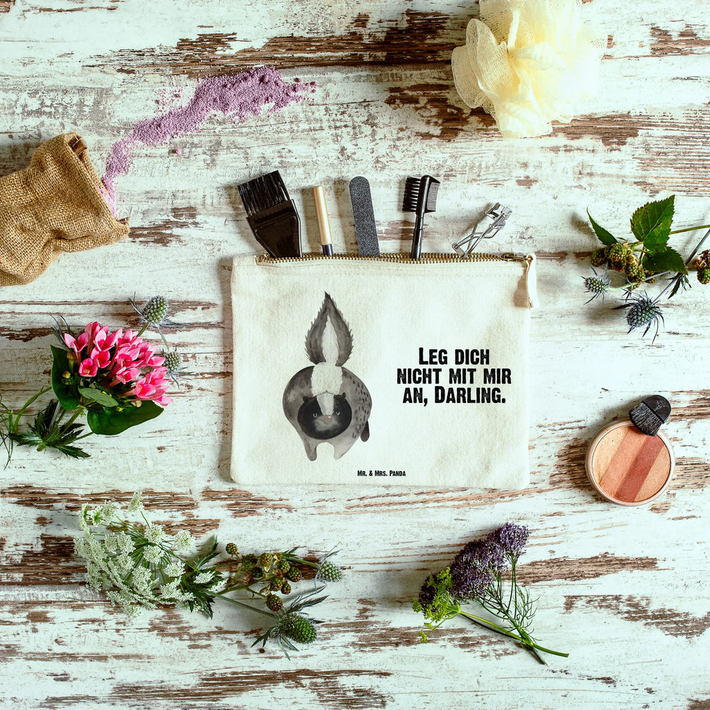 torebka na makijaż skunks atak Stinktier, Skunk