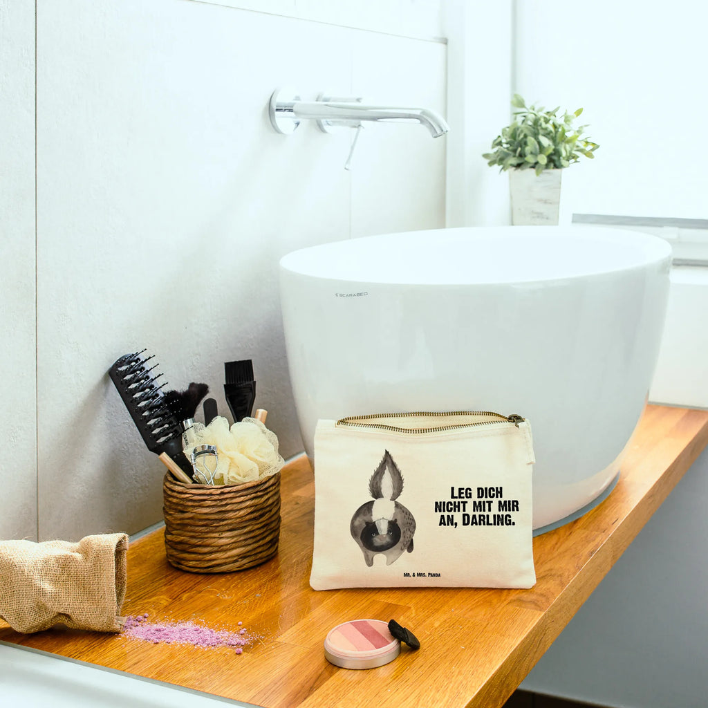 torebka na makijaż skunks atak Stinktier, Skunk