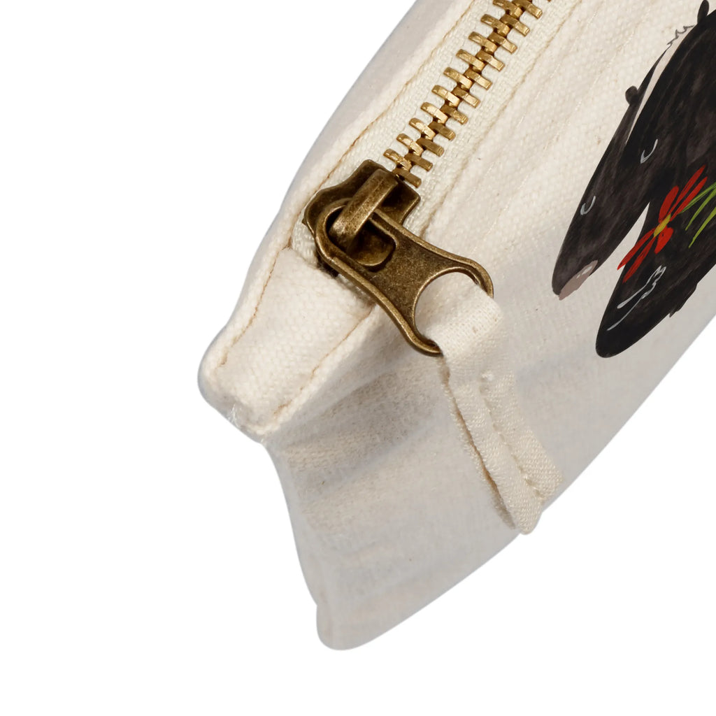 Make-up bag skunk flower Stiftemäppchen, beauty case, Kosmetiktasche, Federmappe, Etui, toiletry bag, Schminktasche, Kosmetikbeutel, beauty tasche, Waschbeutel, Schlampermäppchen, Mäppchen, aufbewahrungsbeutel, pencil case, pinsel tasche, Kulturbeutel, Kulturtasche, Waschtasche, utensilientasche, Schminktäschchen, kosmetiktäschchen, Schminkbeutel, aufbewahrungstasche, Stinktier, Skunk, Träume, Verträumt, Raubtier, Stinker, Wildtier, Tagträumer, Stinki, Dreams