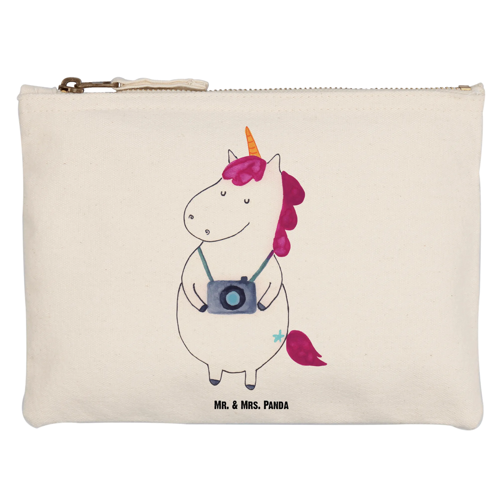 Make-up bag unicorn photographer Schminkbeutel, Kosmetikbeutel, aufbewahrungstasche, Kulturtasche, Kosmetiktasche, Waschbeutel, pencil case, beauty tasche, Schlampermäppchen, beauty case, Waschtasche, Schminktäschchen, kosmetiktäschchen, utensilientasche, Stiftemäppchen, Mäppchen, Kulturbeutel, Schminktasche, toiletry bag, Federmappe, aufbewahrungsbeutel, pinsel tasche, Etui, Einhörner, Unicorn, Einhorn, Einhorn Deko, Weltenbummler, Urlaub, Tourist, Fotograf, Reise, Weltreise, Kurztrip, Reisen, Kamera, Städtereise, Fotografie