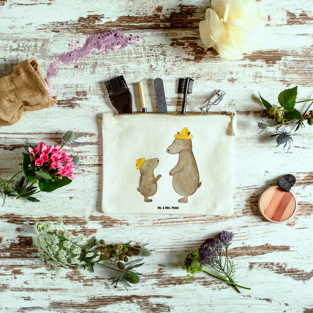torebka na makijaż Niedźwiedzie z kapeluszami Stiftemäppchen, Kosmetiktasche, Schlampermäppchen, Waschtasche, kosmetiktäschchen, Etui, utensilientasche, Schminkbeutel, beauty case, Waschbeutel, Federmappe, Mäppchen, toiletry bag, pinsel tasche, aufbewahrungsbeutel, aufbewahrungstasche, pencil case, Kulturbeutel, Kulturtasche, Schminktäschchen, Schminktasche, beauty tasche, Kosmetikbeutel, Opa, Vatertag, Oma, Papa, Mama, Muttertag, Bruder, Schwester, Familie, Bär, Sohn, Papi, Dad, Kinder, Kind, Lieblingsmensch, Daddy, Vater-Sohn, Paps, Vater, Family, Söhne, Bären, Vorbild