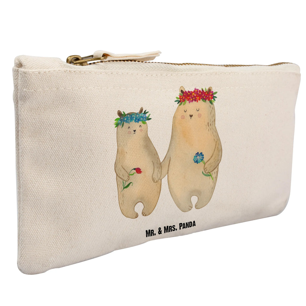Make-up bag Bears with flower crown pencil case, Schminkbeutel, Schlampermäppchen, utensilientasche, Stiftemäppchen, Kulturbeutel, Kosmetiktasche, Federmappe, beauty case, Waschbeutel, aufbewahrungsbeutel, Mäppchen, toiletry bag, kosmetiktäschchen, pinsel tasche, Kulturtasche, beauty tasche, Etui, aufbewahrungstasche, Schminktasche, Schminktäschchen, Waschtasche, Kosmetikbeutel, Bruder, Papa, Opa, Schwester, Oma, Familie, Vatertag, Mama, Muttertag, Kinder, Lieblingsmama, Family, Mutti, Töchter, Lieblingsmensch, Tochter, Kind, Beste Mutter, Vorbild, Mutter, Mami, Bär, Bären, Weltbeste Mama, Geschenk Mama. Muttertag