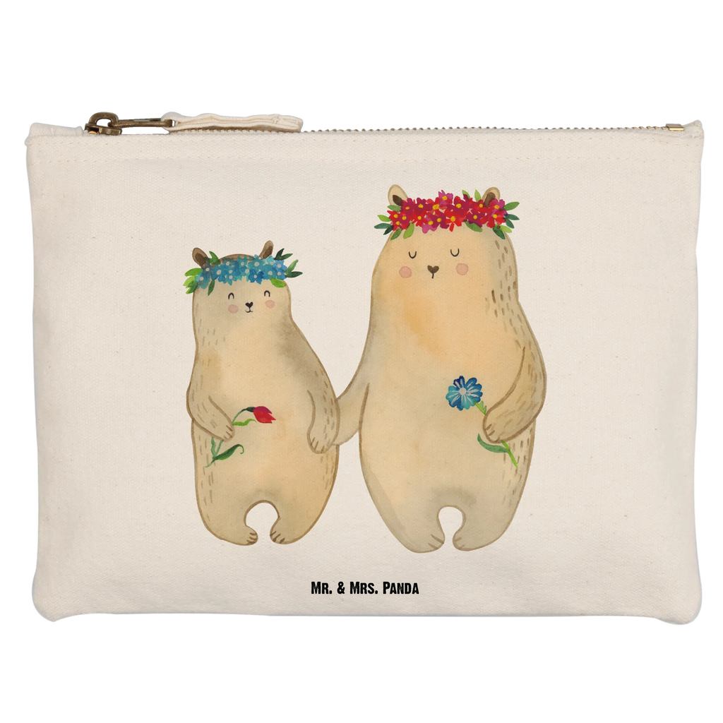 Make-up bag Bears with flower crown pencil case, Schminkbeutel, Schlampermäppchen, utensilientasche, Stiftemäppchen, Kulturbeutel, Kosmetiktasche, Federmappe, beauty case, Waschbeutel, aufbewahrungsbeutel, Mäppchen, toiletry bag, kosmetiktäschchen, pinsel tasche, Kulturtasche, beauty tasche, Etui, aufbewahrungstasche, Schminktasche, Schminktäschchen, Waschtasche, Kosmetikbeutel, Bruder, Papa, Opa, Schwester, Oma, Familie, Vatertag, Mama, Muttertag, Kinder, Lieblingsmama, Family, Mutti, Töchter, Lieblingsmensch, Tochter, Kind, Beste Mutter, Vorbild, Mutter, Mami, Bär, Bären, Weltbeste Mama, Geschenk Mama. Muttertag