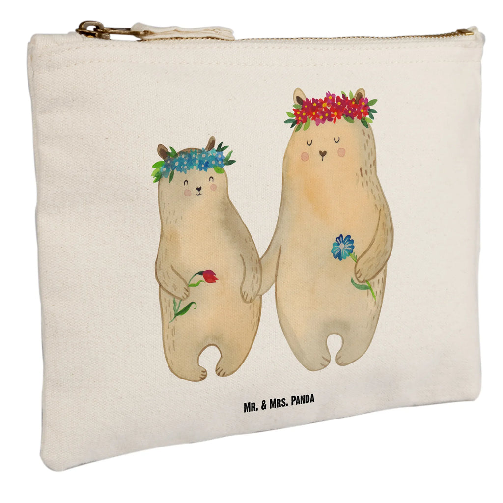 Make-up bag Bears with flower crown pencil case, Schminkbeutel, Schlampermäppchen, utensilientasche, Stiftemäppchen, Kulturbeutel, Kosmetiktasche, Federmappe, beauty case, Waschbeutel, aufbewahrungsbeutel, Mäppchen, toiletry bag, kosmetiktäschchen, pinsel tasche, Kulturtasche, beauty tasche, Etui, aufbewahrungstasche, Schminktasche, Schminktäschchen, Waschtasche, Kosmetikbeutel, Bruder, Papa, Opa, Schwester, Oma, Familie, Vatertag, Mama, Muttertag, Kinder, Lieblingsmama, Family, Mutti, Töchter, Lieblingsmensch, Tochter, Kind, Beste Mutter, Vorbild, Mutter, Mami, Bär, Bären, Weltbeste Mama, Geschenk Mama. Muttertag