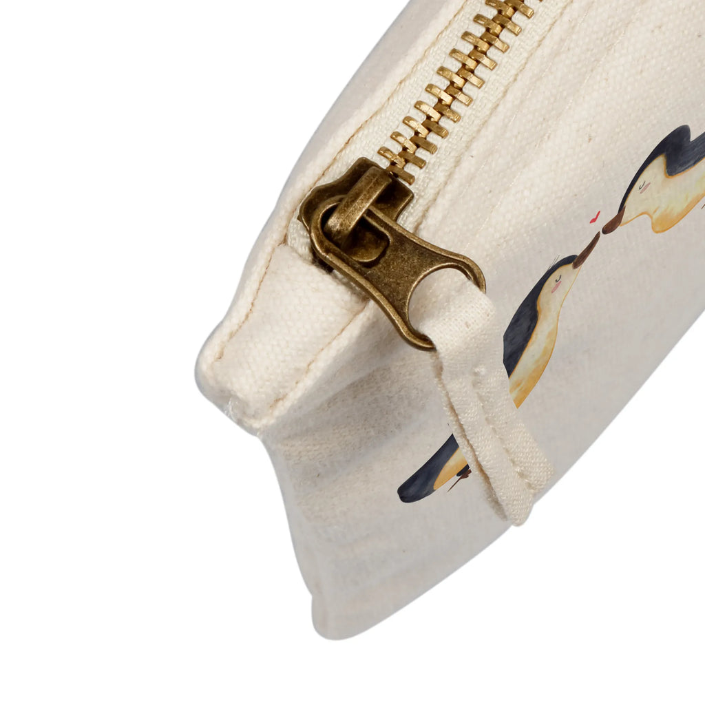 torebka na makijaż Pingwin Miłość Miłość, partner, przyjaciel, przyjaciółka, mąż, żona, wesele, zaręczyny, prośba o rękę, prezent miłosny, rocznica, dzień ślubu