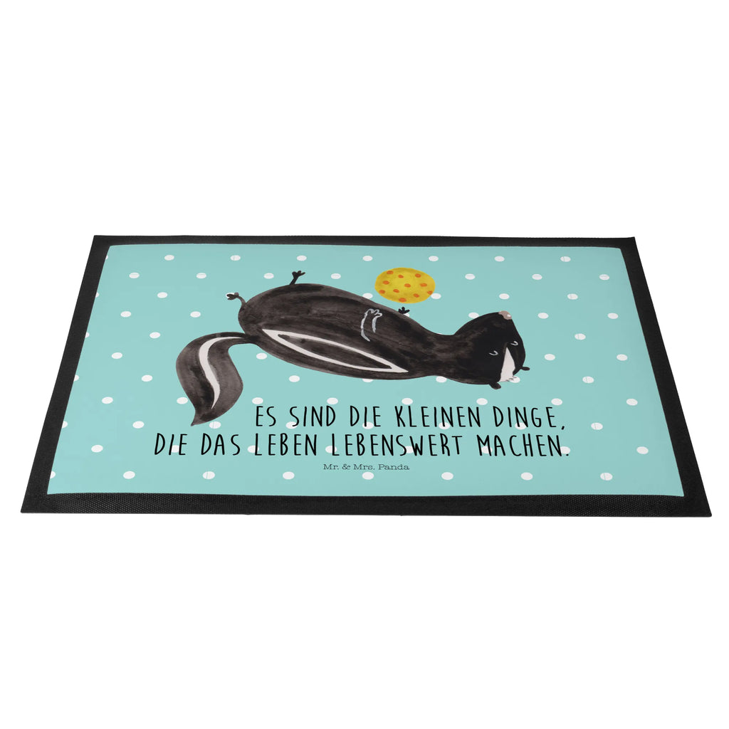 Doormat skunk ball Schmutzfänger, Haustürmatte, Schmutzfangteppich, außenmatte, türmatten, hausmatte, schmutzfangmatten, Abtreter, fußmatte, Fussmatte, Schuhabstreifer, Fußabstreifer, sauberlaufmatten, Fußabtreter, flurmatte, abstreifer, Türmatte, Sauberlaufmatte, Schmutzfangmatte, Eingangsmatte, Abtretmatte, matte haustür, Schmutzmatte, Eingangsteppich, Fußmatten, Türvorleger, Stinktier, Skunk, Weisheit, Stinki, Wildtier, Raubtier, Verspielt, Stinker