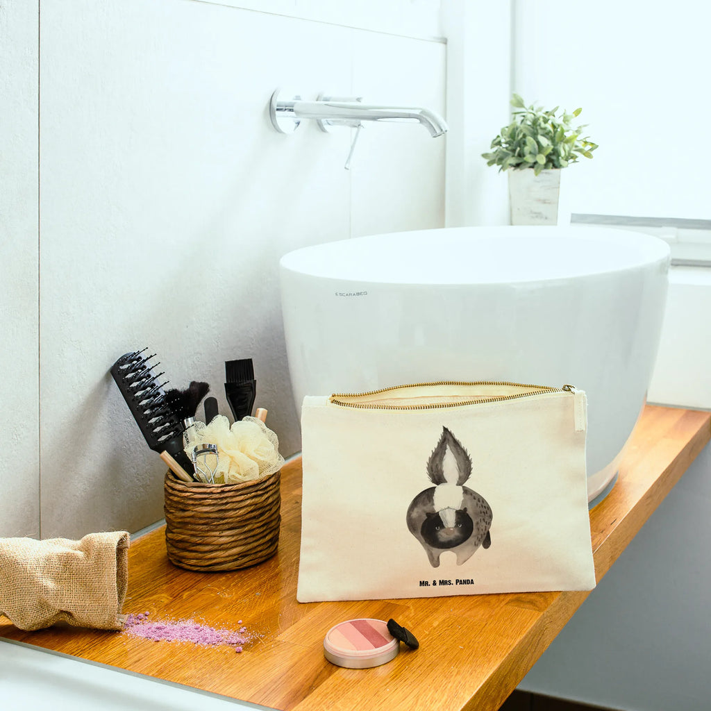 torebka na makijaż skunks atak Stinktier, Skunk