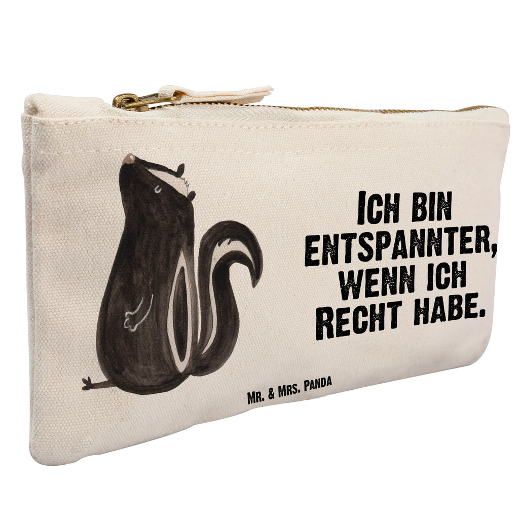 Make-up bag skunk Sit Skunk, slogan, stinky, stinker, skunk, law, wild animal, office, predator, know-it-all