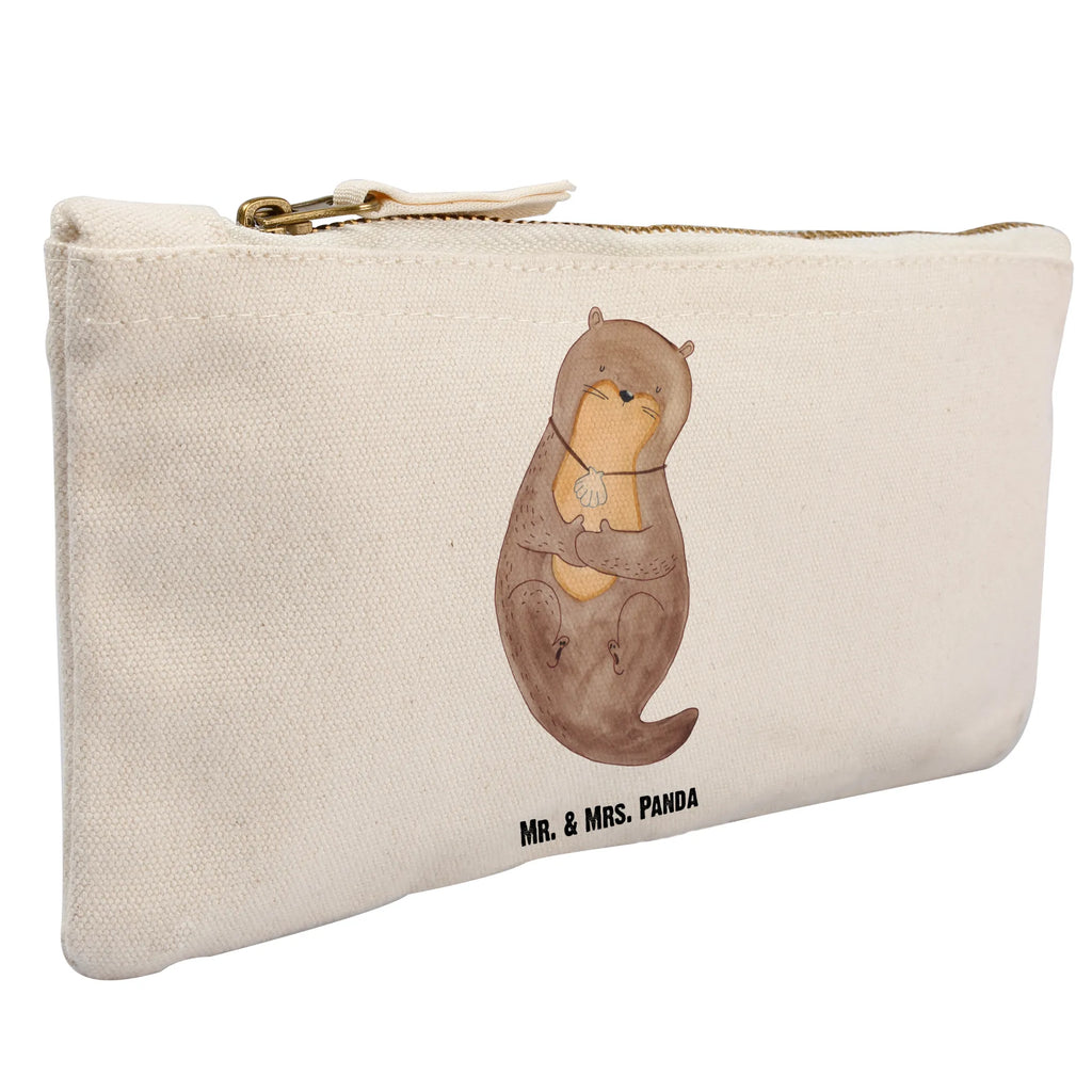 Make-up bag otter shell otter, marten, sea otter, European otter, water mammal, aquatic animal, baby otter, predator, water, otter gifts, animal lover, gift ideas for animal lovers, animal, mammal, water animal, gifts for people in love, brooding, office, otter love, dreaming, motivation, daydreaming