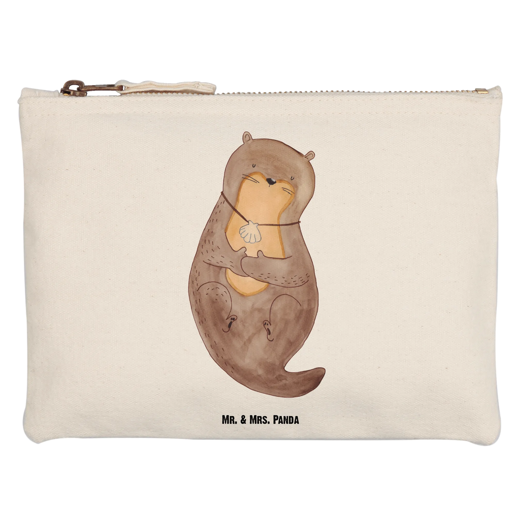 Make-up bag otter shell otter, marten, sea otter, European otter, water mammal, aquatic animal, baby otter, predator, water, otter gifts, animal lover, gift ideas for animal lovers, animal, mammal, water animal, gifts for people in love, brooding, office, otter love, dreaming, motivation, daydreaming