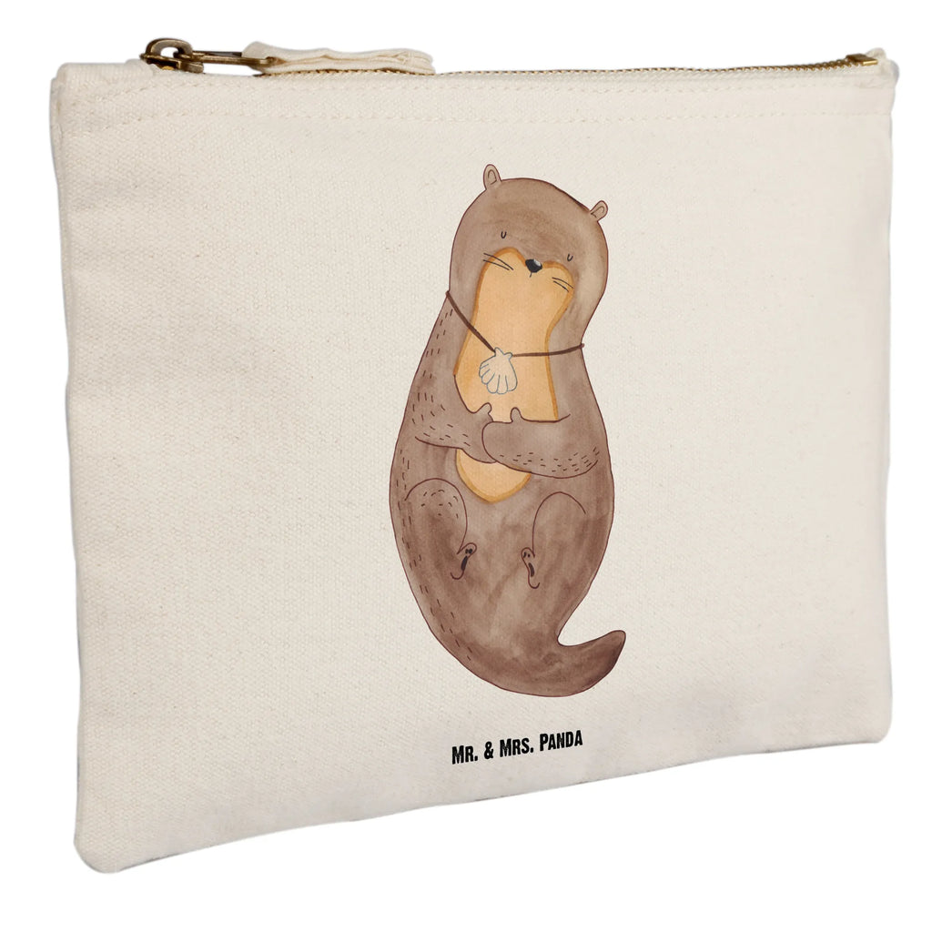 Make-up bag otter shell otter, marten, sea otter, European otter, water mammal, aquatic animal, baby otter, predator, water, otter gifts, animal lover, gift ideas for animal lovers, animal, mammal, water animal, gifts for people in love, brooding, office, otter love, dreaming, motivation, daydreaming