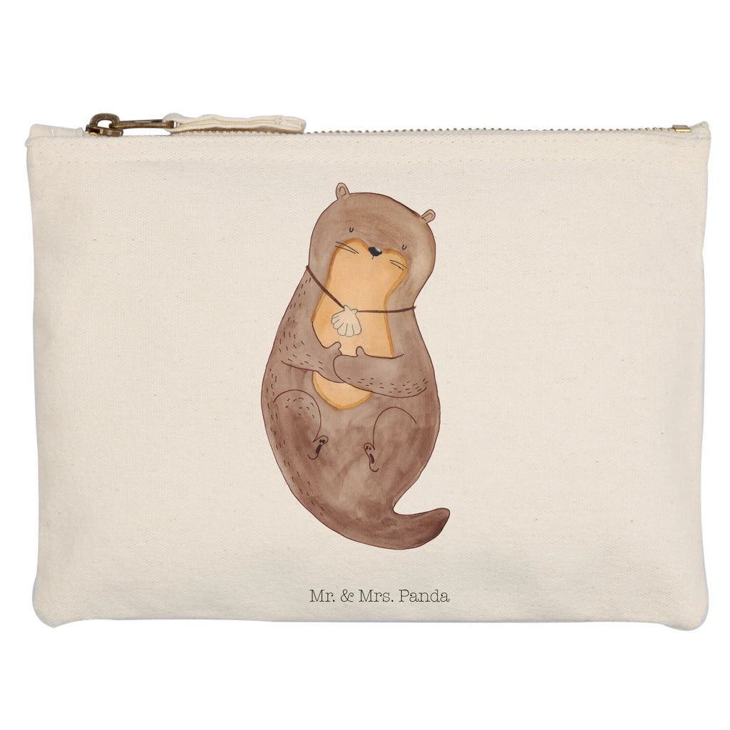 Make-up bag otter shell otter, marten, sea otter, European otter, water mammal, aquatic animal, baby otter, predator, water, otter gifts, animal lover, gift ideas for animal lovers, animal, mammal, water animal, gifts for people in love, brooding, office, otter love, dreaming, motivation, daydreaming