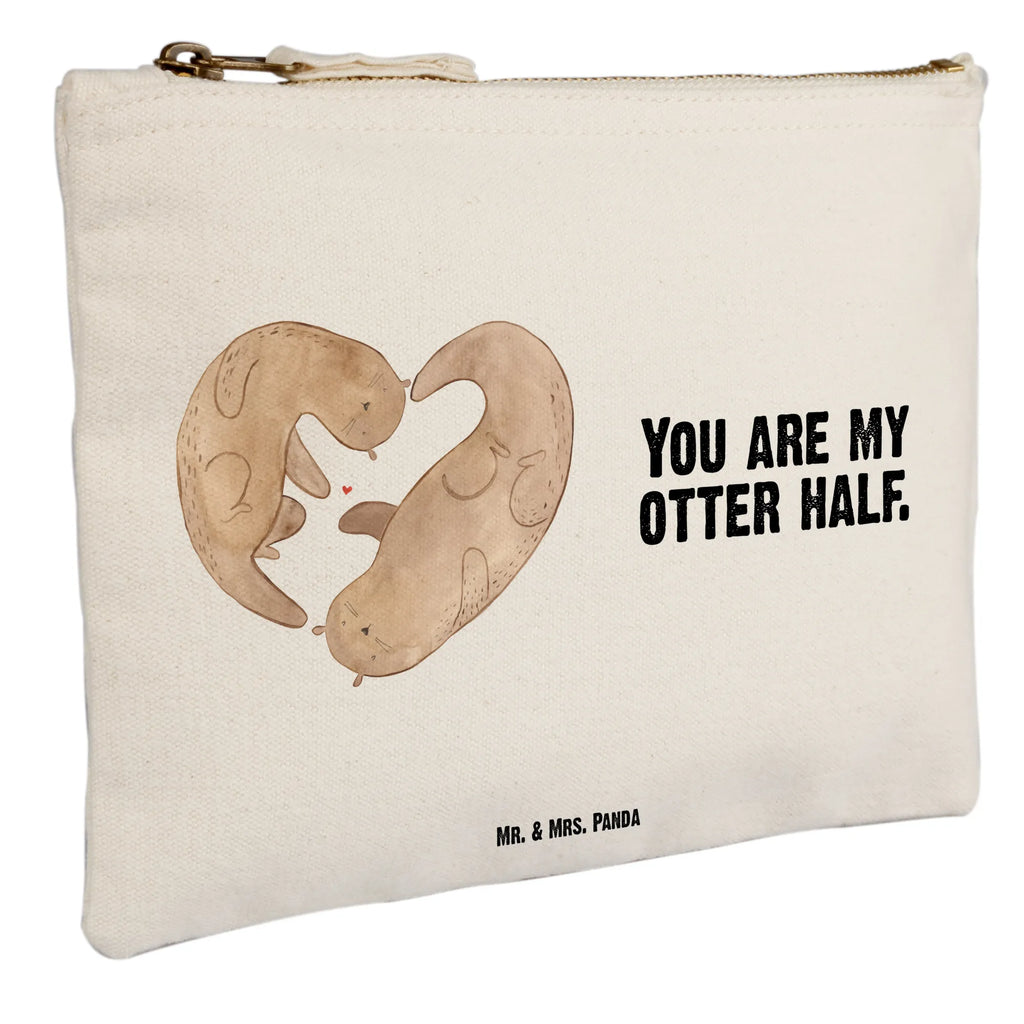 Make-up bag otter Heart aufbewahrungstasche, pencil case, Kulturbeutel, Waschbeutel, Mäppchen, toiletry bag, Kosmetiktasche, Schminktasche, aufbewahrungsbeutel, Etui, kosmetiktäschchen, Kosmetikbeutel, beauty tasche, Federmappe, Stiftemäppchen, Schminktäschchen, Schlampermäppchen, pinsel tasche, Waschtasche, Kulturtasche, beauty case, Schminkbeutel, utensilientasche, Otter, Fischotter, Seeotter, Herz, Verlobung, Liebesgeschenk, Liebe, Jahrestag, Love You, Liebesbeweis, Hochzeitstag, Bessere Hälfte, Gemeinsames Leben