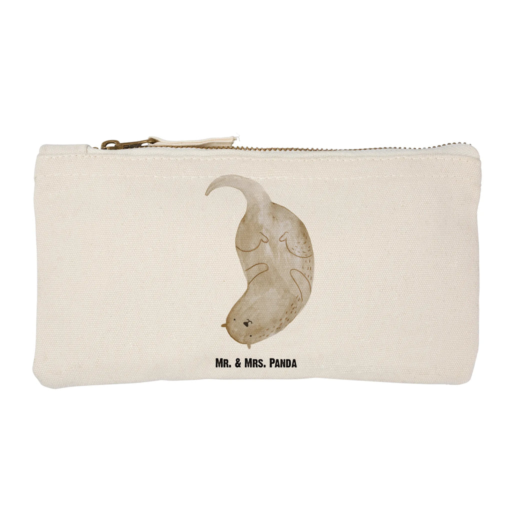Make-up bag otter upside down Schlampermäppchen, Stiftemäppchen, Kulturbeutel, pinsel tasche, Schminkbeutel, Kosmetikbeutel, pencil case, aufbewahrungstasche, Waschtasche, utensilientasche, Waschbeutel, Schminktasche, aufbewahrungsbeutel, Etui, toiletry bag, Kulturtasche, beauty case, Schminktäschchen, kosmetiktäschchen, Kosmetiktasche, Mäppchen, beauty tasche, Federmappe, Otter, Fischotter, Seeotter, Otter Seeotter See Otter