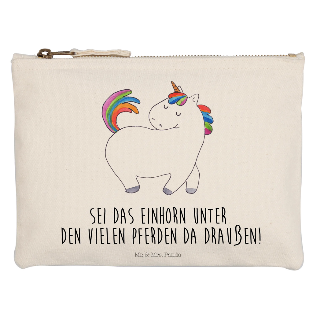 torebka na makijaż jednorożec dumnie kroczyć beauty case, Etui, kosmetiktäschchen, Schminktäschchen, aufbewahrungsbeutel, pinsel tasche, utensilientasche, Kosmetiktasche, Schminktasche, pencil case, Kulturbeutel, Waschtasche, Schminkbeutel, Stiftemäppchen, Mäppchen, Kulturtasche, toiletry bag, Schlampermäppchen, Kosmetikbeutel, Waschbeutel, aufbewahrungstasche, beauty tasche, Federmappe, Einhörner, Unicorn, Einhorn, Einhorn Deko, Bunt, Stolz, Reiten, Geschenk, Freundin, Reiter, Pferd, Anders
