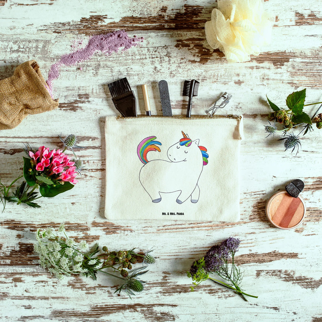 torebka na makijaż jednorożec dumnie kroczyć beauty case, Etui, kosmetiktäschchen, Schminktäschchen, aufbewahrungsbeutel, pinsel tasche, utensilientasche, Kosmetiktasche, Schminktasche, pencil case, Kulturbeutel, Waschtasche, Schminkbeutel, Stiftemäppchen, Mäppchen, Kulturtasche, toiletry bag, Schlampermäppchen, Kosmetikbeutel, Waschbeutel, aufbewahrungstasche, beauty tasche, Federmappe, Einhörner, Unicorn, Einhorn, Einhorn Deko, Bunt, Stolz, Reiten, Geschenk, Freundin, Reiter, Pferd, Anders