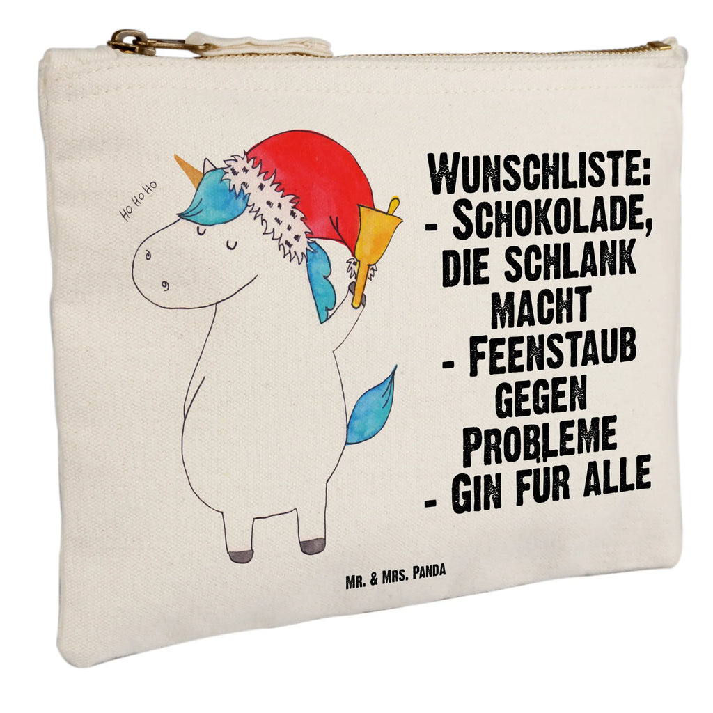 torebka na makijaż Jednorożec Mikołaj aufbewahrungsbeutel, Schminktasche, Schlampermäppchen, beauty tasche, utensilientasche, Waschtasche, Etui, aufbewahrungstasche, beauty case, kosmetiktäschchen, toiletry bag, pencil case, Mäppchen, Stiftemäppchen, pinsel tasche, Kosmetiktasche, Schminkbeutel, Kulturbeutel, Kulturtasche, Schminktäschchen, Federmappe, Waschbeutel, Kosmetikbeutel, Einhörner, Einhorn Deko, Einhorn, Unicorn, Weihnachtsmann, Weihnachten, Gin, Nikolaus, Wunschliste, Schokolade, Wunschzettel, Feenstaub, Schoki