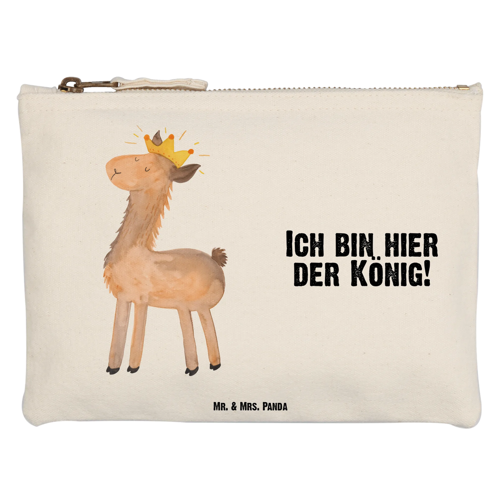 Schminktasche Lama König Waschbeutel, Kosmetiktasche, Kulturtasche, toiletry bag, pencil case, Schminktäschchen, Federmappe, beauty tasche, Schlampermäppchen, pinsel tasche, Stiftemäppchen, Kosmetikbeutel, kosmetiktäschchen, Schminkbeutel, Kulturbeutel, Waschtasche, utensilientasche, beauty case, Schminktasche, aufbewahrungsbeutel, Etui, aufbewahrungstasche, Mäppchen, Alpaka, Lama, Chef, Abi, Mama, Königin, Büro Kollege, Abitur, Freundin, König, Lamas, Vorgesetzter, Papa, Kollegin