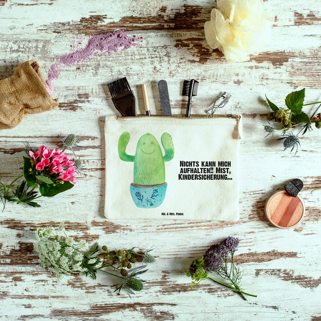 Make-up bag cactus happy Schminkbeutel, toiletry bag, Etui, Stiftemäppchen, pencil case, Federmappe, Waschbeutel, Schminktäschchen, pinsel tasche, Waschtasche, Schlampermäppchen, kosmetiktäschchen, aufbewahrungstasche, beauty case, aufbewahrungsbeutel, Schminktasche, Mäppchen, Kulturbeutel, beauty tasche, Kulturtasche, utensilientasche, Kosmetikbeutel, Kosmetiktasche, Kakteen, Kaktus, Büroalltag, Ausbildung, Mutter, Freundin, Motivation, Büro, Neustart, Spruch, Kindersicherung, Lustig, Familie, Kollegin, Kollege