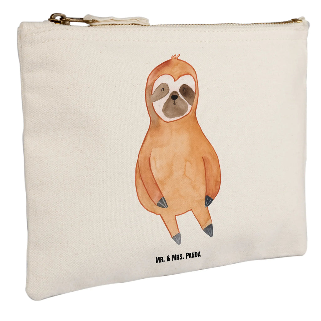Make-up bag sloth Satisfied Schminkbeutel, beauty case, Kulturbeutel, Kulturtasche, Mäppchen, Etui, pinsel tasche, aufbewahrungstasche, Federmappe, Waschtasche, Schminktäschchen, Kosmetikbeutel, Schlampermäppchen, beauty tasche, kosmetiktäschchen, pencil case, Waschbeutel, Stiftemäppchen, Schminktasche, Kosmetiktasche, utensilientasche, toiletry bag, aufbewahrungsbeutel, Faultier, Faultier Geschenk, Faultier Deko, Gelassenheit, Lieblingstier, faul, Faultiere, Frieden, Zufrieden, Pause, glücklich, Happy, Zufriedenheit, Relaxen, Glück, Ruhe