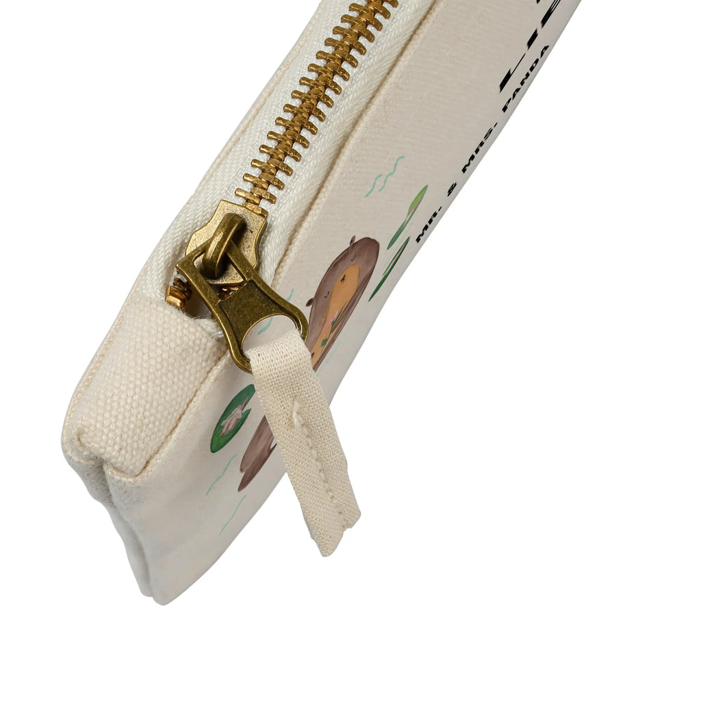 Make-up bag otter Water Lily kosmetiktäschchen, Waschtasche, Etui, Kosmetiktasche, pinsel tasche, Federmappe, Mäppchen, Kulturbeutel, Kosmetikbeutel, utensilientasche, pencil case, Kulturtasche, beauty case, toiletry bag, beauty tasche, aufbewahrungstasche, Schminktäschchen, Schminktasche, Stiftemäppchen, Waschbeutel, Schminkbeutel, Schlampermäppchen, aufbewahrungsbeutel, Seeotter, Fischotter, Otter, Otter Seeotter See Otter