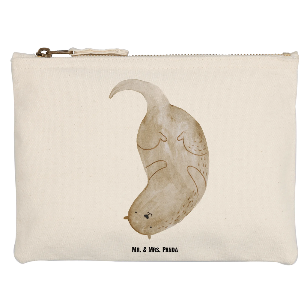 Make-up bag otter upside down Schlampermäppchen, Stiftemäppchen, Kulturbeutel, pinsel tasche, Schminkbeutel, Kosmetikbeutel, pencil case, aufbewahrungstasche, Waschtasche, utensilientasche, Waschbeutel, Schminktasche, aufbewahrungsbeutel, Etui, toiletry bag, Kulturtasche, beauty case, Schminktäschchen, kosmetiktäschchen, Kosmetiktasche, Mäppchen, beauty tasche, Federmappe, Otter, Fischotter, Seeotter, Otter Seeotter See Otter