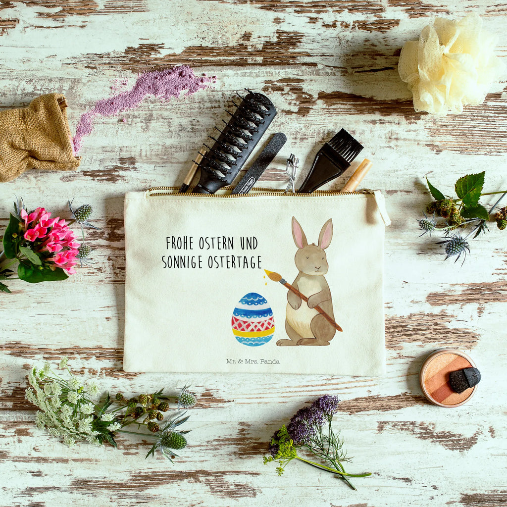 Make-up bag Hare painting eggs Schminkbeutel, Kulturbeutel, Kulturtasche, beauty case, Kosmetiktasche, Stiftemäppchen, Etui, Schlampermäppchen, Schminktäschchen, aufbewahrungstasche, pinsel tasche, aufbewahrungsbeutel, utensilientasche, Mäppchen, pencil case, Kosmetikbeutel, Federmappe, beauty tasche, Waschtasche, kosmetiktäschchen, toiletry bag, Schminktasche, Waschbeutel, Osterdeko, Osterhase, Osternest, Ostergeschenke, Geschenke zu Ostern, Ostern Geschenk, Ostergeschenke Kinder, Ostern Kinder, Ostern, Frohe Ostern, Osterblume, Eiermalen, Hase, Osterei, Bemalte Ostereier, Kaninchen, Ostergrüße