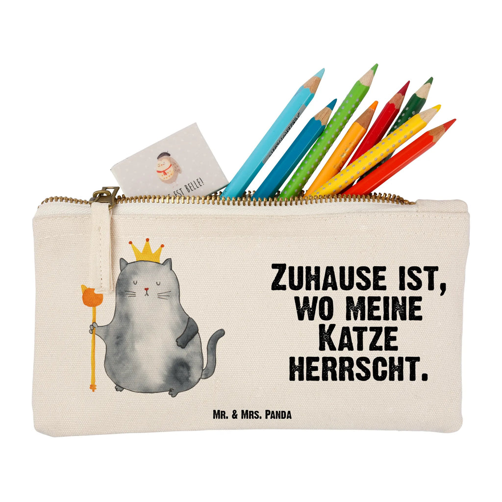 Schminktasche Katze König Waschbeutel, Kosmetiktasche, Mäppchen, pinsel tasche, aufbewahrungsbeutel, aufbewahrungstasche, beauty tasche, Kulturbeutel, beauty case, Schlampermäppchen, utensilientasche, Schminktäschchen, pencil case, Waschtasche, kosmetiktäschchen, toiletry bag, Schminktasche, Kulturtasche, Stiftemäppchen, Schminkbeutel, Kosmetikbeutel, Federmappe, Etui, Katzenmotiv, Katzenfan, Katzendeko, Katzenfreund, Katzenliebhaber, Katzenprodukte, Katzenartikel, Katzenaccessoires, Katzensouvenirs, Katzenliebhaberprodukte, Katzenmotive, Katze, Katzenhalter, Cats, Cat, Katzen, Einzug, Haustier, Wohnung, Mietze, Erste Eigenen Wohnung, Familie, Mietzhaus, Katzenbesitzerin, Königin, König, Queen, Kater, Umzug