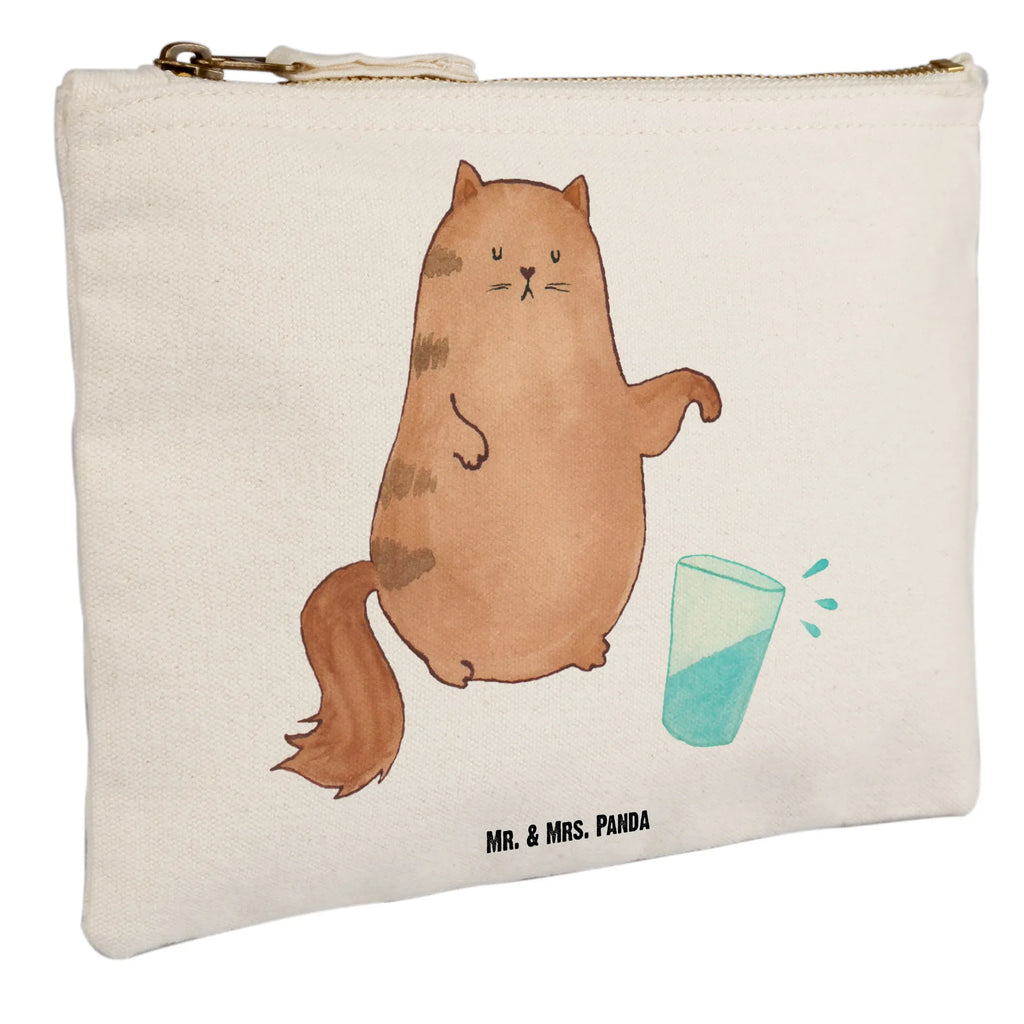 Schminktasche Katze Wasserglas Schminkbeutel, pinsel tasche, Kosmetikbeutel, Kulturtasche, Etui, Schminktäschchen, Schlampermäppchen, kosmetiktäschchen, beauty tasche, pencil case, beauty case, Federmappe, Waschbeutel, Mäppchen, Kulturbeutel, Kosmetiktasche, aufbewahrungstasche, toiletry bag, Waschtasche, aufbewahrungsbeutel, Stiftemäppchen, utensilientasche, Schminktasche, Katzenmotiv, Katzenfan, Katzendeko, Katzenfreund, Katzenliebhaber, Katzenprodukte, Katzenartikel, Katzenaccessoires, Katzensouvenirs, Katzenliebhaberprodukte, Katzenmotive, Katze, Kater, Glas, Haustier, Katzen, Cat, Katzenhalter, Cats, Mietze, Katzenbesitzerin, Wasser