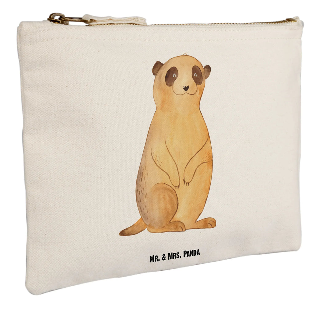 Make-up bag Meerkat Etui, Schlampermäppchen, Federmappe, Schminktäschchen, Kosmetikbeutel, Kosmetiktasche, kosmetiktäschchen, beauty case, Stiftemäppchen, Waschbeutel, utensilientasche, Schminktasche, Kulturbeutel, beauty tasche, aufbewahrungsbeutel, aufbewahrungstasche, pencil case, Kulturtasche, Mäppchen, toiletry bag, pinsel tasche, Schminkbeutel, Waschtasche, Afrika, Wildtiere, Spruch, Reisen, Traveling, Afrikareise, Roadtrip, Erdmännchen, Weltreise