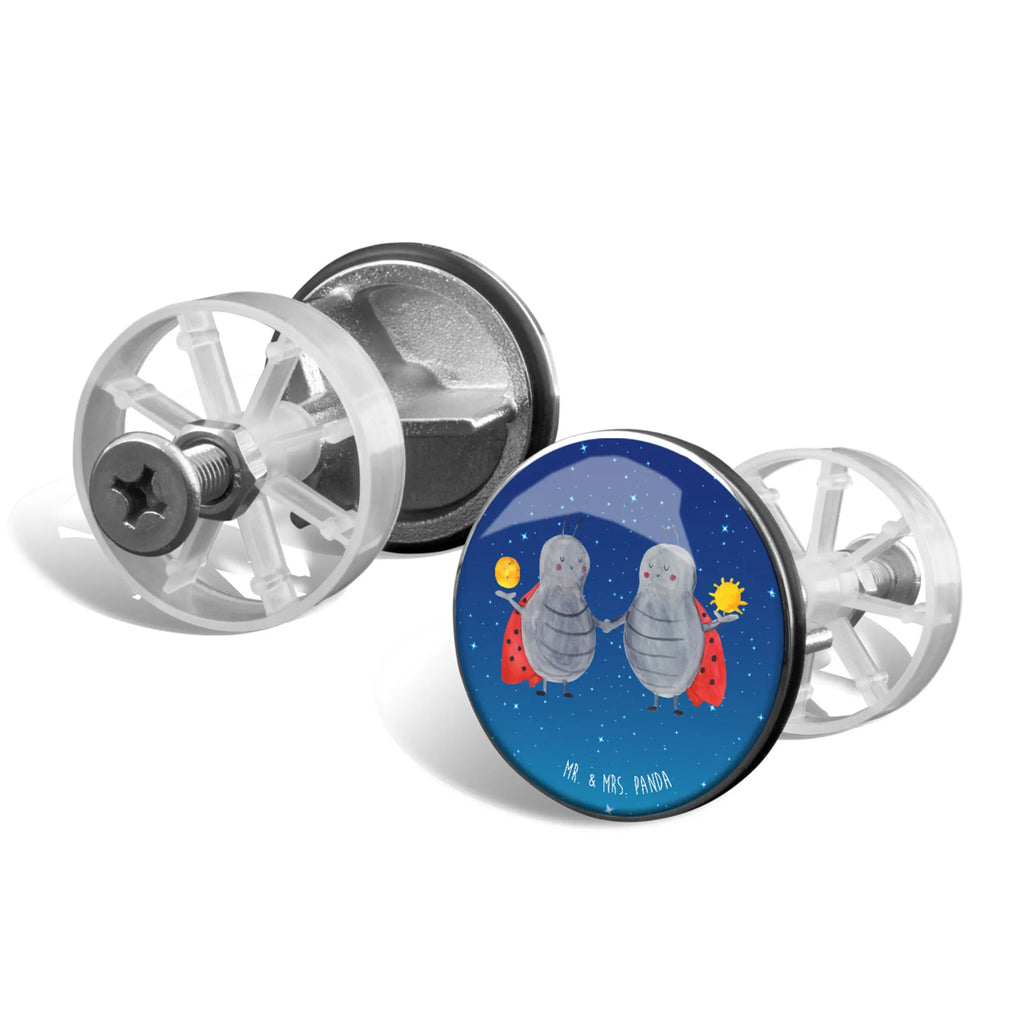 Sink plug Star sign twin stoppers, universal, Washbasin plugs, washbasin plugs, drain set, drain plugs, washbasin, constellations, birthdays, astrology, zodiac, date of birth, month of birth, ladybird, twin brother, twin zodiac sign, birthday may, twin sister, twins, lucky beetle, gift june, twin gift, gift may