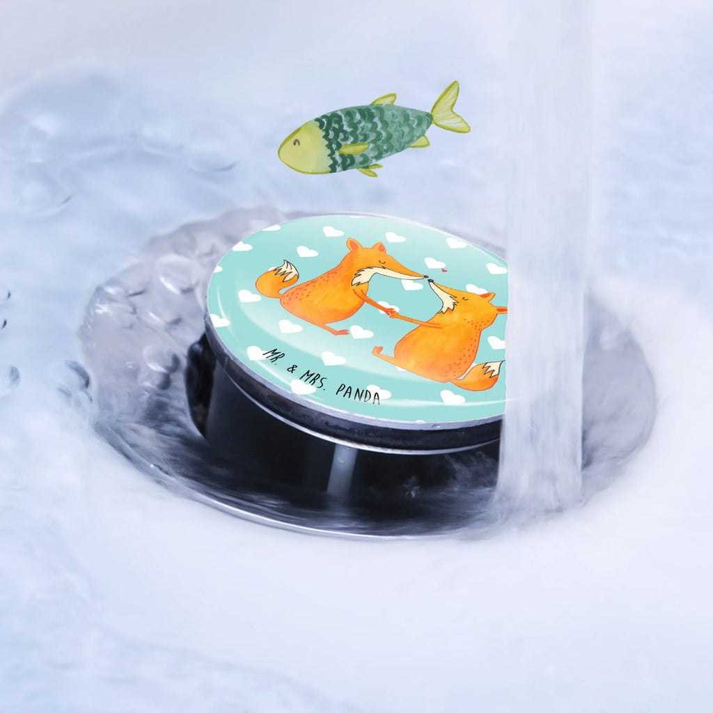 Sink plug foxes Love drain plugs, washbasin, drain set, stoppers, washbasin plugs, Washbasin plugs, universal, fox, foxes, forest wildlife, clever as a fox, animal lover, love, girlfriend, marriage, proof of love, boyfriend, couple, lovers, wife, partner, husband, fiancée