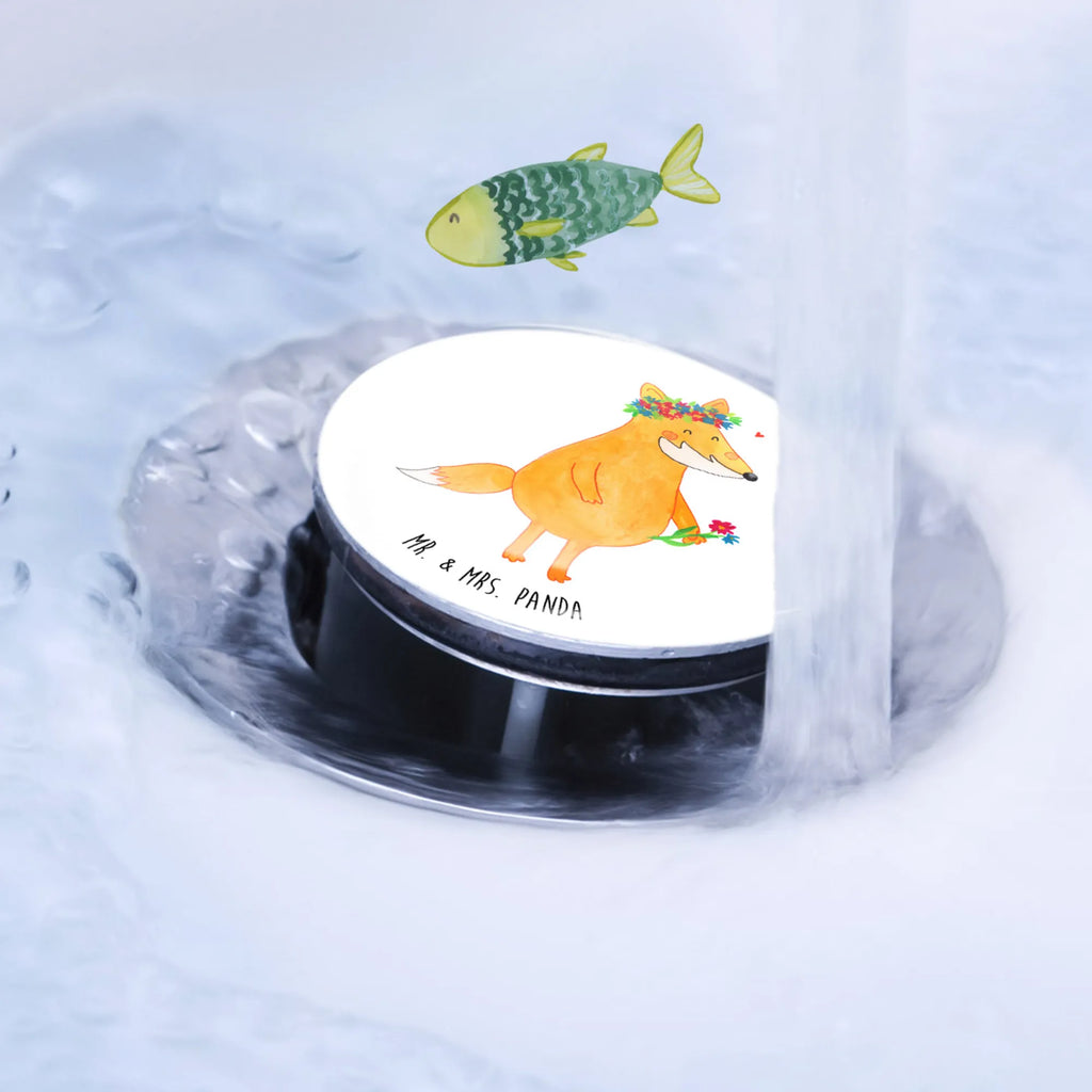 Sink plug Fox Flower drain set, washbasin plugs, stoppers, drain plugs, Washbasin plugs, universal, washbasin, fox, foxes, forest wildlife, clever as a fox, animal lover, me, flowers, flower girl, motivation, joy, proof of love, girlfriends, love, girlfriend, fox girl, self-love, flower