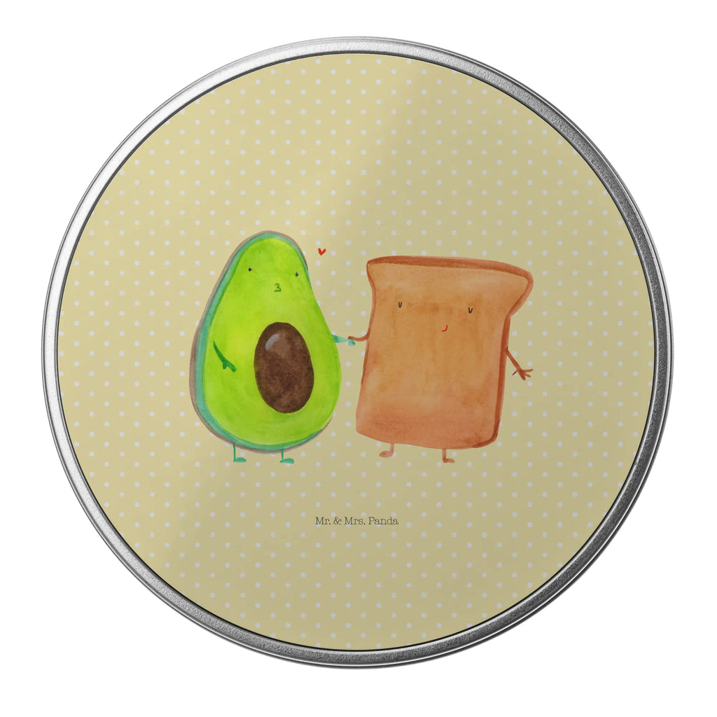 Round tin avocado toast cookie tin, tin can, storage tin, storage, tin, gift box, avocado, vegetables, Engagement, Couple, Toast bread, Engagement party, Lovers, Avocado, Wedding gift, Girlfriend, Anniversary gift, Toast, Wedding, Friend, Anniversary