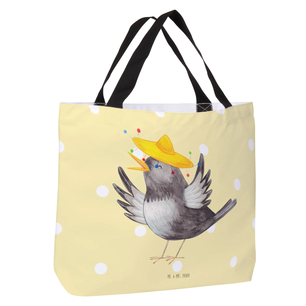 Shopper Crow sombrero Schultasche, Einkaufstasche, Schulbeutel, Tragebeutel, Shopper, Strandtasche, Alltagstasche, Einkaufsbeutel, Beutel, Freizeittasche, Tasche, Tiermotive, Gute Laune, lustige Sprüche, Tiere, Vogel, Elster, froh, fröhlich sein, glücklich sein, Motivation, Spruch positiv, Rabe, Glück Spruch, Vögel