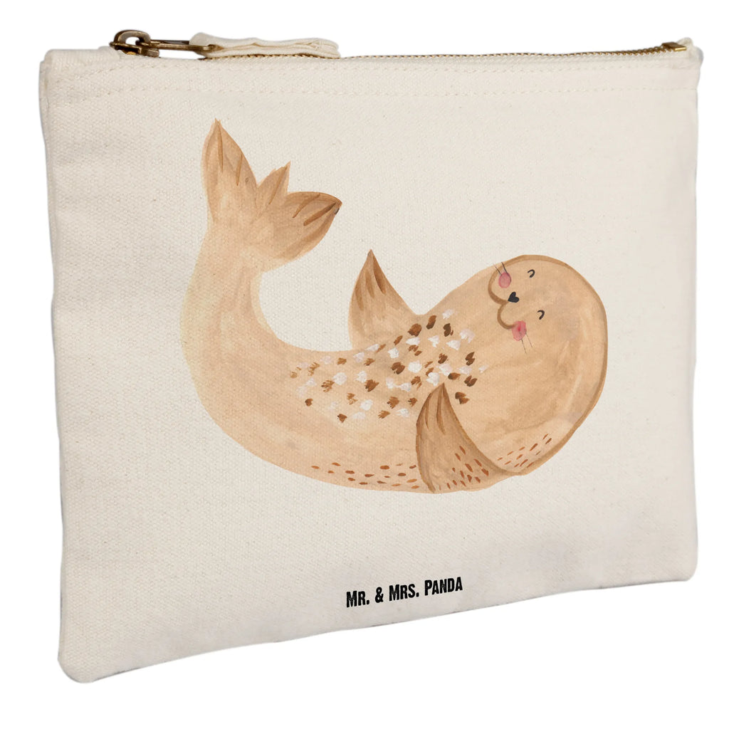 Schminktasche Robbe Liegen Waschbeutel, Schminktasche, Waschtasche, Federmappe, utensilientasche, Schminkbeutel, Schminktäschchen, Kulturtasche, Schlampermäppchen, Kosmetiktasche, toiletry bag, Kosmetikbeutel, Stiftemäppchen, aufbewahrungstasche, Etui, Mäppchen, beauty case, Kulturbeutel, kosmetiktäschchen, beauty tasche, pinsel tasche, aufbewahrungsbeutel, pencil case, Lustige Sprüche, Tiermotive, Tiere, Gute Laune, Nordsee, Robben, Freude, Seehund, Lachen, Strand, Meerestier, Robbe, Ostsee