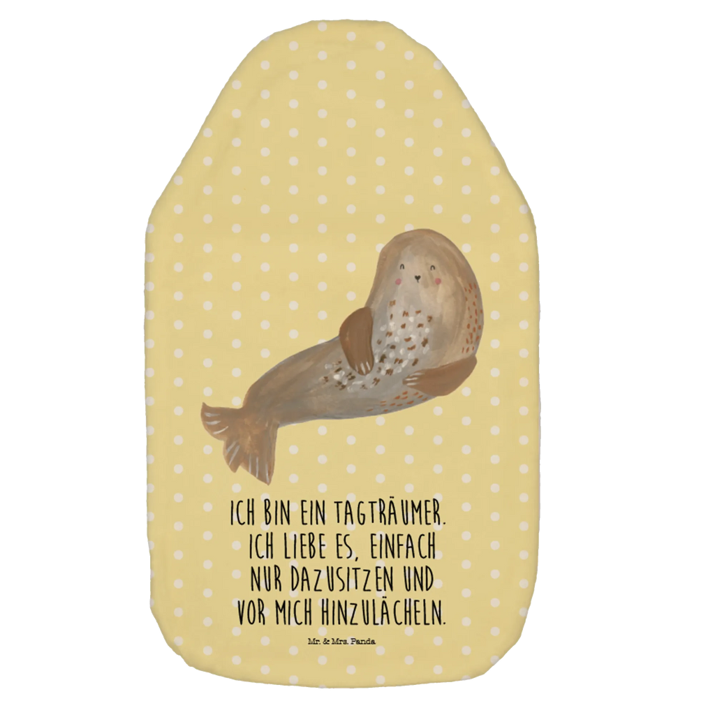 Wärmflasche Robbe Lachen Bettflasche, Bettflaschen, heißwasserbeutel, Wärmeflasche, warmwasserflasche, bettwärmflasche, Wärmflasche, Wärmekissen, warmwasserbeutel, wärmebeutel, Wärmflaschen, Wärmflasche mit Bezug, heizflasche, Wärmflaschen mit Bezug, heißwasserflasche, Gute Laune, Lustige Sprüche, Tiermotive, Tiere, Robbe, Nordsee, Seehund, Strand, Meerestier, Ostsee, Robben