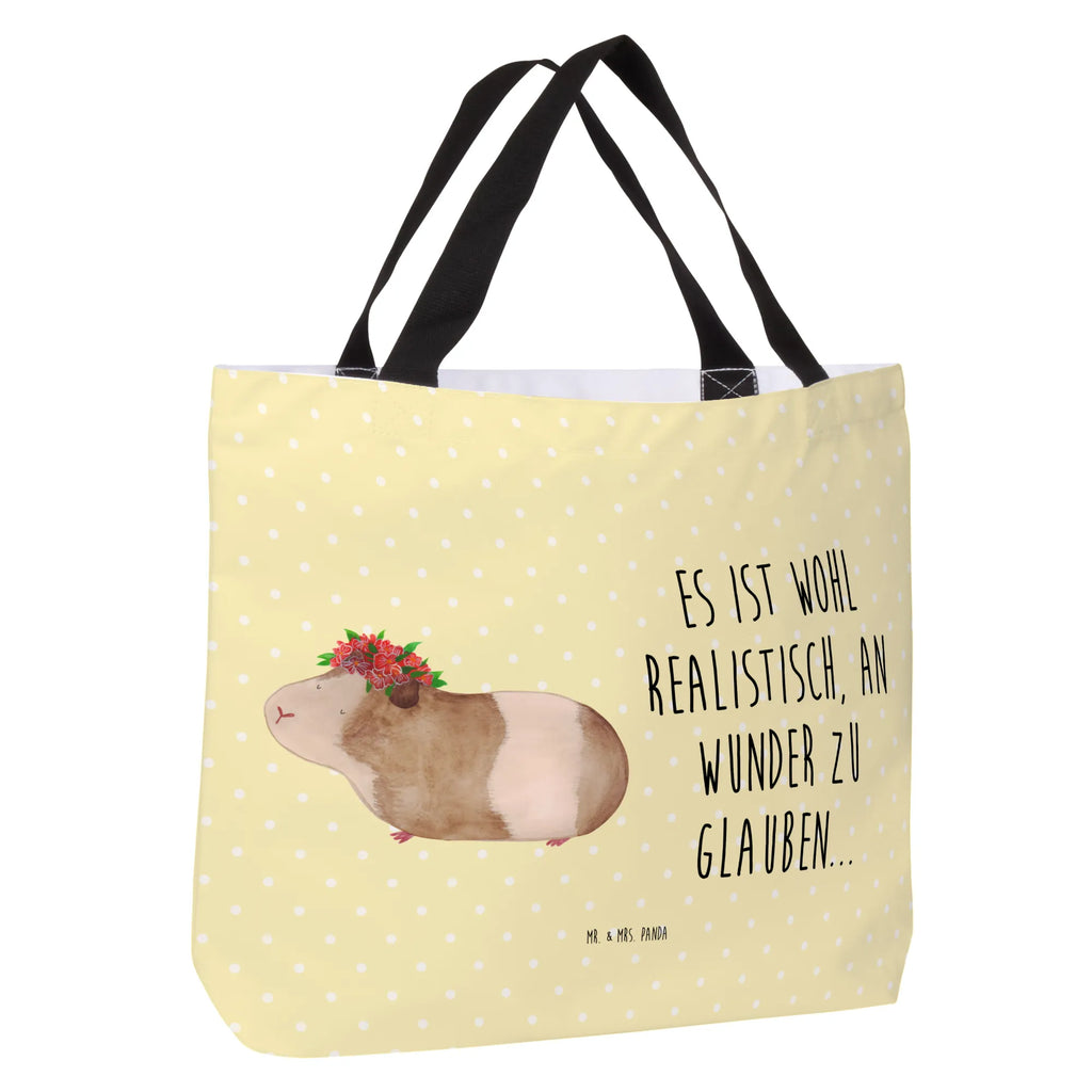 Shopper Meerschweinchen weise Beutel, Strandtasche, Einkaufstasche, Alltagstasche, Tasche, Freizeittasche, Shopper, Schulbeutel, Einkaufsbeutel, Schultasche, Tragebeutel, Tiermotive, Gute Laune, lustige Sprüche, Tiere, Meerschweinchen, Wunderland, Meerie, Meeries, Realität, Blumenkind, Motivation, Wunder, Spruch, Weisheit