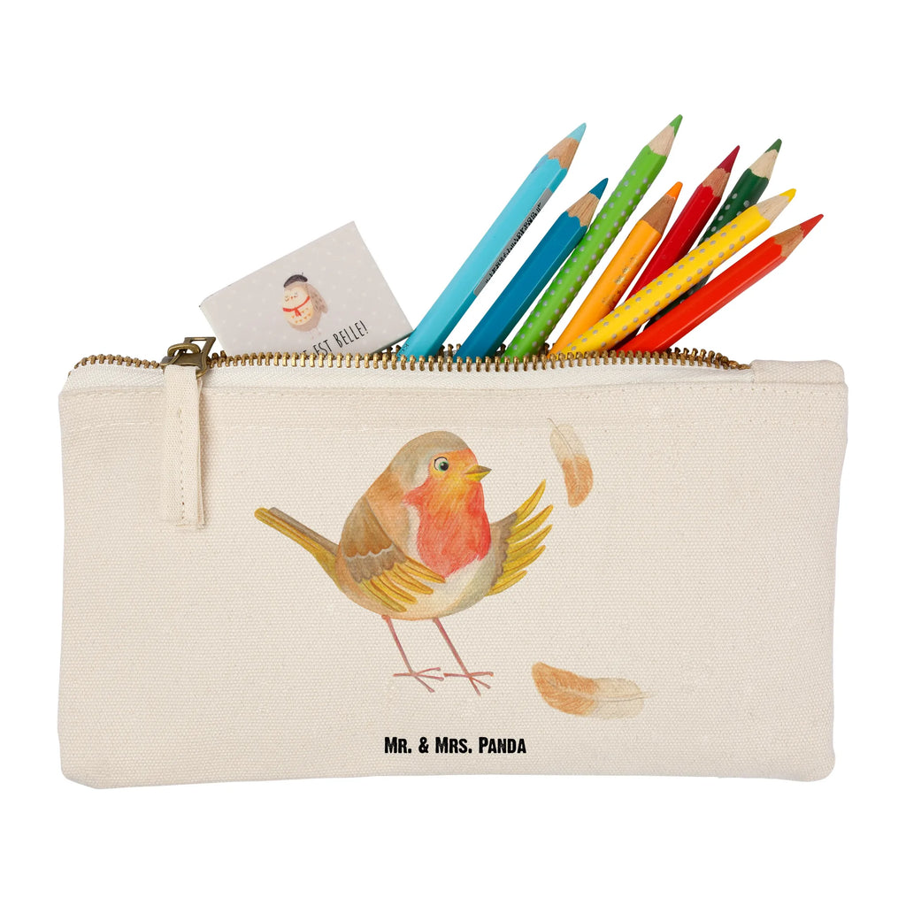 Make-up bag robin feathers small animals, cute, funny, cute animal motives, hand drawn, small world, funny sayings, good mood, happy, gifts, gift ideas, special gifts, animal lover, card, motivation pictures, robin, motivation slogans, What if i fall, bird, flying, slogan courage, slogan motivation
