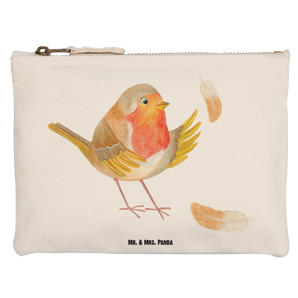 Make-up bag robin feathers small animals, cute, funny, cute animal motives, hand drawn, small world, funny sayings, good mood, happy, gifts, gift ideas, special gifts, animal lover, card, motivation pictures, robin, motivation slogans, What if i fall, bird, flying, slogan courage, slogan motivation