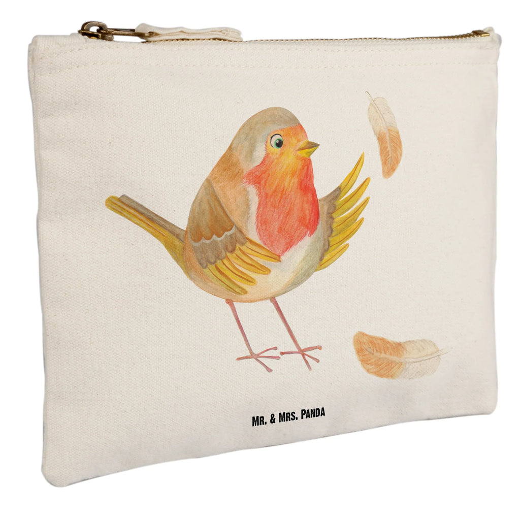 Make-up bag robin feathers small animals, cute, funny, cute animal motives, hand drawn, small world, funny sayings, good mood, happy, gifts, gift ideas, special gifts, animal lover, card, motivation pictures, robin, motivation slogans, What if i fall, bird, flying, slogan courage, slogan motivation