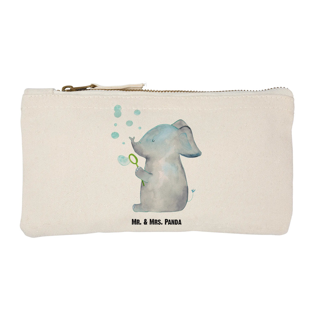 Make-up bag elephant soap bubbles small animals, cute, funny, cute animal motives, hand drawn, small world, funny sayings, good mood, happy, gifts, gift ideas, special gifts, animal lover, card, home, proof of love, soap bubbles, pachyderm, love, elephants, love saying, proboscidean, feeling. Home, Elephant